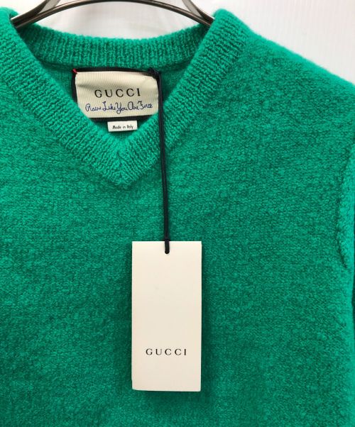GUCCI（グッチ）GUCCI (グッチ) ニット グリーン サイズ:XSの古着・服飾アイテム