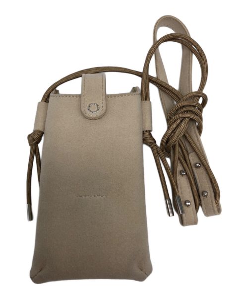 mnng（モノノグ）mnng (モノノグ) スマホポシェット ベージュの古着・服飾アイテム