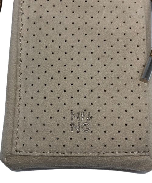 mnng（モノノグ）mnng (モノノグ) スマホポシェット ベージュの古着・服飾アイテム