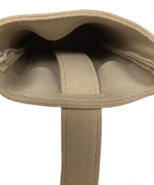 mnng（モノノグ）mnng (モノノグ) スマホポシェット ベージュの古着・服飾アイテム