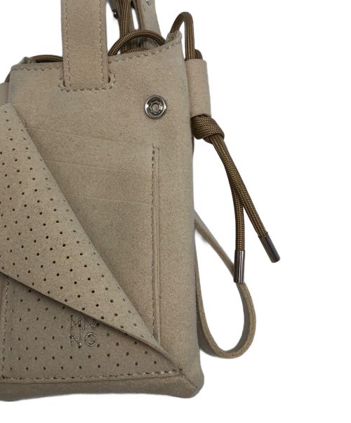 mnng（モノノグ）mnng (モノノグ) スマホポシェット ベージュの古着・服飾アイテム