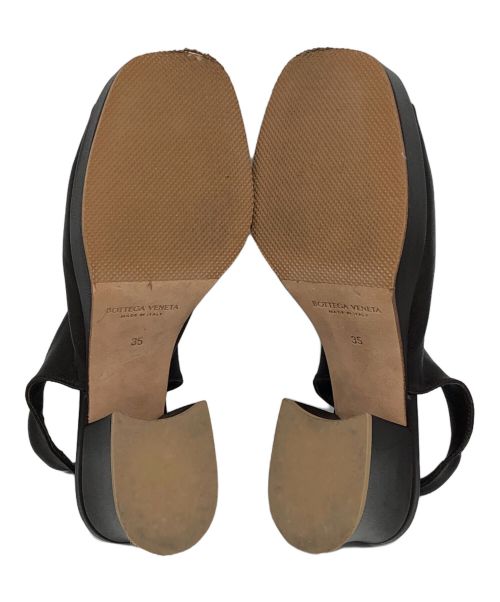 BOTTEGA VENETA（ボッテガベネタ）BOTTEGA VENETA (ボッテガベネタ) サンダル ブラウン サイズ:35の古着・服飾アイテム