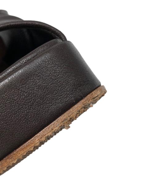 BOTTEGA VENETA（ボッテガベネタ）BOTTEGA VENETA (ボッテガベネタ) サンダル ブラウン サイズ:35の古着・服飾アイテム