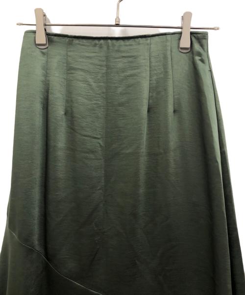 crewre（クルー）crewre (クルー) ドレープサテンマキシスカート グリーン サイズ:１の古着・服飾アイテム
