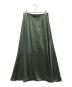 crewre (クルー) ドレープサテンマキシスカート グリーン サイズ:１：3000円