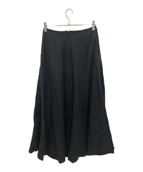 AK+1（エーケーワン）AK+1 (エーケーワン) ウールリネン バイアス スカート ブラック サイズ:３６の古着・服飾アイテム