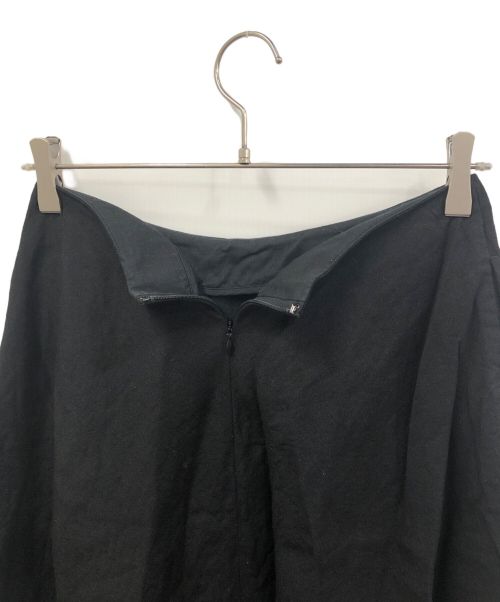 AK+1（エーケーワン）AK+1 (エーケーワン) ウールリネン バイアス スカート ブラック サイズ:３６の古着・服飾アイテム
