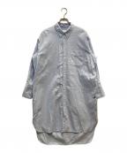 Spick and Spanスピック＆スパン）の古着「シャツワンピース」｜スカイブルー