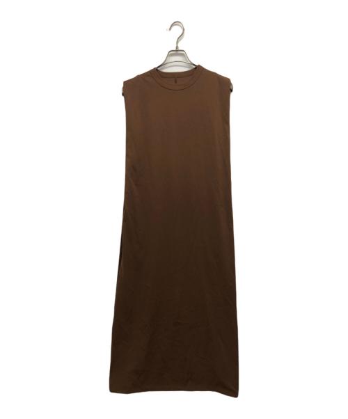 forme（フォルメ）forme (フォルメ) UVカットノースリーブワンピース ブラウン サイズ:1の古着・服飾アイテム
