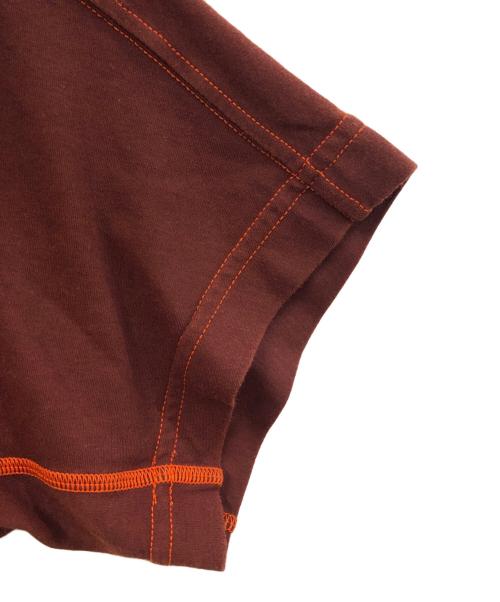 STONE ISLAND（ストーンアイランド）STONE ISLAND (ストーンアイランド) スプリットTシャツ ブラウン サイズ:Ｌの古着・服飾アイテム