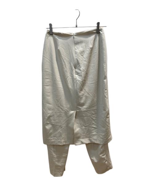 STYLE MIXER（スタイルミキサー）STYLE MIXER (スタイルミキサー) シースルーレイヤードパンツ ベージュ サイズ:Mの古着・服飾アイテム