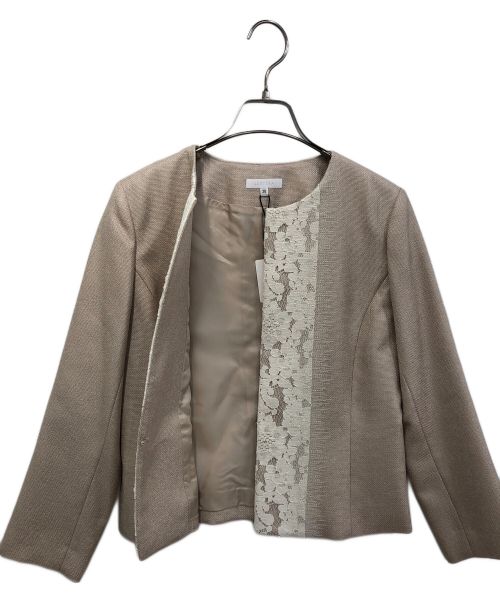 LESTERA（レステラ）LESTERA (レステラ) ジャケット ベージュ サイズ:38 未使用品の古着・服飾アイテム