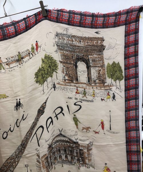 manipuri（マニプリ）manipuri (マニプリ) スカーフ レッド サイズ:表記無しの古着・服飾アイテム