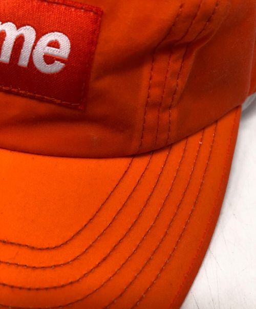 SUPREME（シュプリーム）Supreme (シュプリーム) Barbour (バブアー) Waxed Cotton Camp Cap オレンジの古着・服飾アイテム