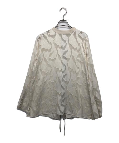 Ameri VINTAGE（アメリヴィンテージ）Ameri VINTAGE (アメリヴィンテージ) HAOKAN BACK RIBBON BLOUSE アイボリー サイズ:Fの古着・服飾アイテム