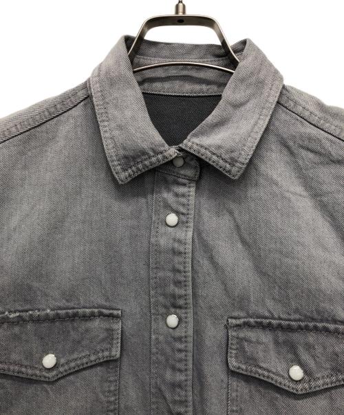 sacai（サカイ）sacai (サカイ) Denim Shirt グレー サイズ:1の古着・服飾アイテム
