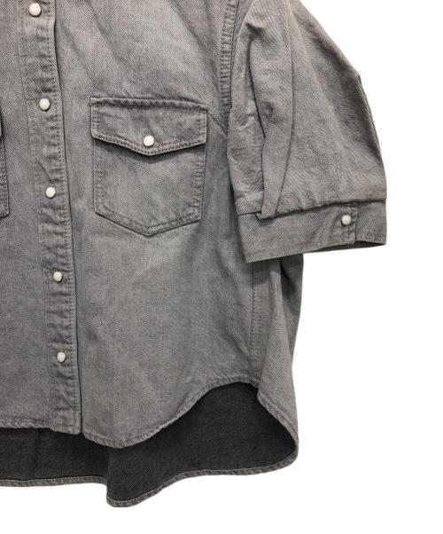 sacai（サカイ）sacai (サカイ) Denim Shirt グレー サイズ:1の古着・服飾アイテム