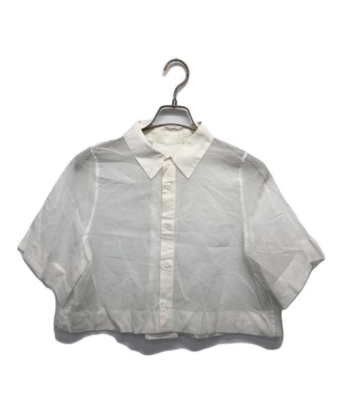 CABAN（キャバン）CABAN (キャバン) シアーシャツ ホワイト サイズ:Sの古着・服飾アイテム