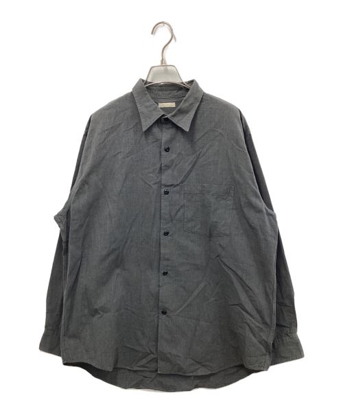 ULTERIOR（アルテリア）ULTERIOR (アルテリア) OXFORD OVERLAID SHIRT グレー サイズ:4(大き目のMサイズ)の古着・服飾アイテム