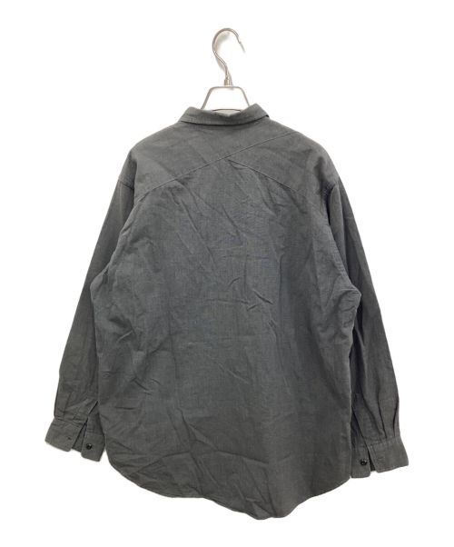 ULTERIOR（アルテリア）ULTERIOR (アルテリア) OXFORD OVERLAID SHIRT グレー サイズ:4(大き目のMサイズ)の古着・服飾アイテム