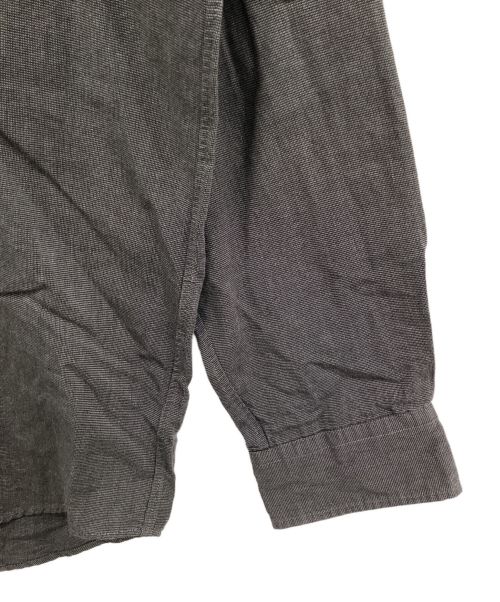 ULTERIOR（アルテリア）ULTERIOR (アルテリア) OXFORD OVERLAID SHIRT グレー サイズ:4(大き目のMサイズ)の古着・服飾アイテム