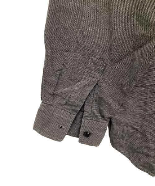 ULTERIOR（アルテリア）ULTERIOR (アルテリア) OXFORD OVERLAID SHIRT グレー サイズ:4(大き目のMサイズ)の古着・服飾アイテム