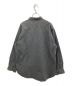 ULTERIOR (アルテリア) OXFORD OVERLAID SHIRT グレー サイズ:4(大き目のMサイズ)：7000円