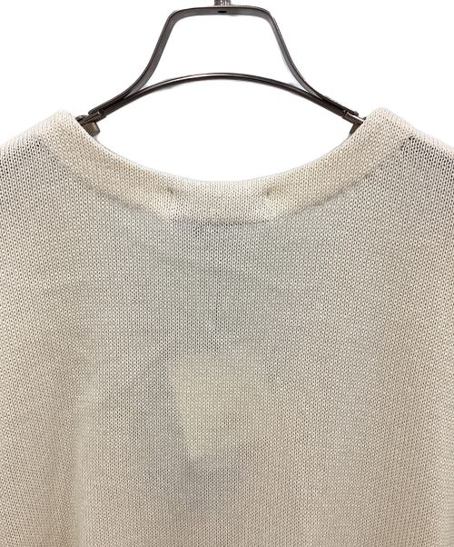 CHRISTIAN AUJARD（クリスチャン・オジャール）CHRISTIAN AUJARD (クリスチャン・オジャール) ニットベスト アイボリー サイズ:9T 未使用品の古着・服飾アイテム