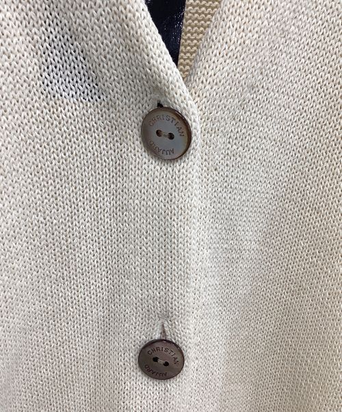 CHRISTIAN AUJARD（クリスチャン・オジャール）CHRISTIAN AUJARD (クリスチャン・オジャール) ニットベスト アイボリー サイズ:9T 未使用品の古着・服飾アイテム