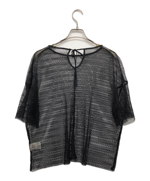 RAY BEAMS（レイ ビームス）RAY BEAMS (レイ ビームス) ミックス メッシュ バックリボン Tシャツ ブラック サイズ:FREE 未使用品の古着・服飾アイテム