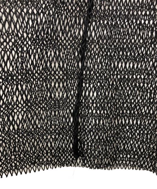 RAY BEAMS（レイ ビームス）RAY BEAMS (レイ ビームス) ミックス メッシュ バックリボン Tシャツ ブラック サイズ:FREE 未使用品の古着・服飾アイテム