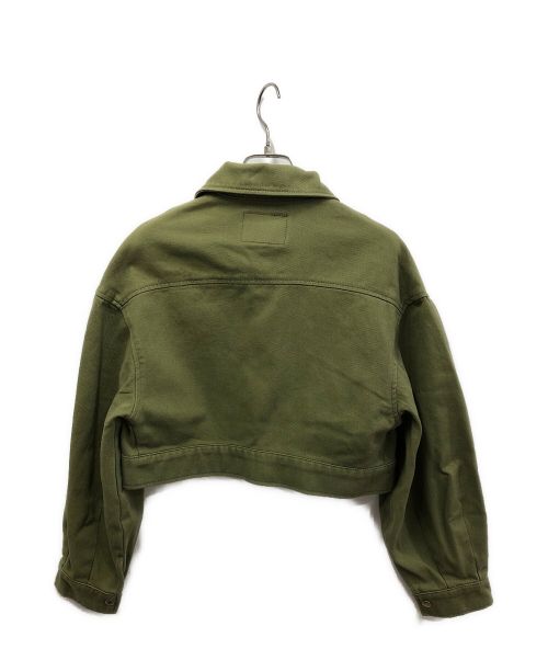 LAGUA GEM（ラグアジェム）LAGUA GEM (ラグアジェム) IVY DENIM JACKET オリーブ サイズ:Sの古着・服飾アイテム