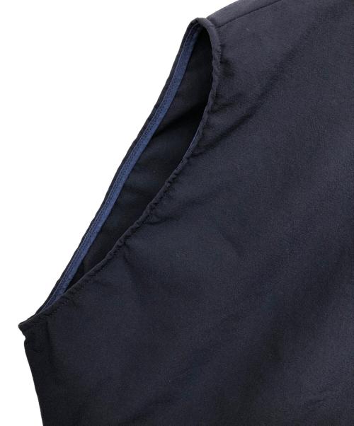 ENFOLD（エンフォルド）ENFOLD (エンフォルド) アシンメトリーノースリーブワンピース ネイビー サイズ:38の古着・服飾アイテム