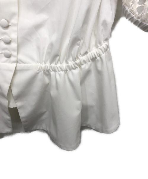 rosy monster（ロージーモンスター）rosy monster (ロージーモンスター) ブラウス ホワイト サイズ:Fの古着・服飾アイテム