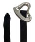 中古・古着 SEA (シー) BIG HEART SUEDE BELT ブラック 未使用品：26000円