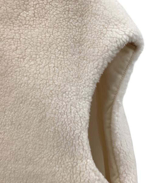 RIM.ARK（リムアーク）RIM.ARK (リムアーク) ボアベスト アイボリー サイズ:FREEの古着・服飾アイテム