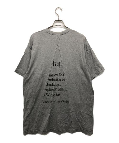 WTAPS（ダブルタップス）WTAPS (ダブルタップス) イングリディエントショートスリーブTシャツ グレー サイズ:X 03の古着・服飾アイテム