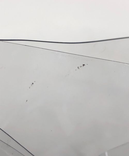 BLUE LABEL CRESTBRIDGE（ブルーレーベルクレストブリッジ）BLUE LABEL CRESTBRIDGE (ブルーレーベルクレストブリッジ) ビニール巾着型バッグ ブラックの古着・服飾アイテム