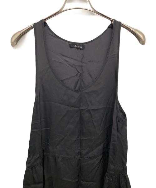 Y's for living（ワイズフォーリビング）Y's for living (ワイズフォーリビング) ノースリーブワンピース ブラック サイズ:表記無しの古着・服飾アイテム