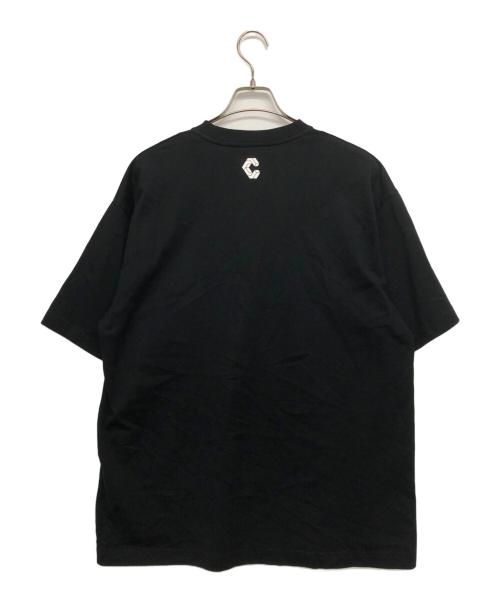 CRONOS（クロノス）CRONOS (クロノス) FRONT LOGO OVERSIZE T-SHIRT ブラック サイズ:Mの古着・服飾アイテム