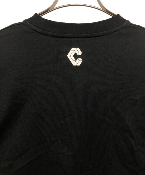 CRONOS（クロノス）CRONOS (クロノス) FRONT LOGO OVERSIZE T-SHIRT ブラック サイズ:Mの古着・服飾アイテム