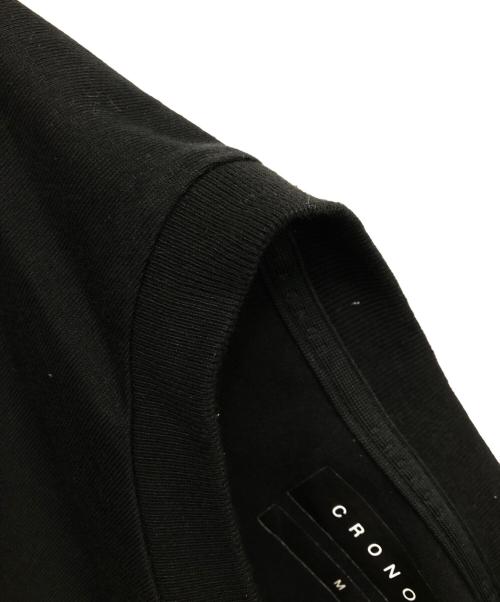 CRONOS（クロノス）CRONOS (クロノス) FRONT LOGO OVERSIZE T-SHIRT ブラック サイズ:Mの古着・服飾アイテム