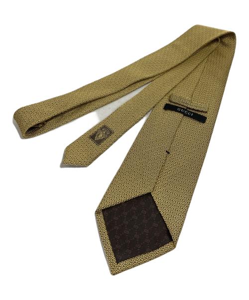 GUCCI（グッチ）GUCCI (グッチ) ネクタイ ゴールド サイズ:151の古着・服飾アイテム