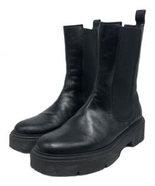 CORSO ROMA 9（コルソローマノーヴェ）の古着「サイドゴアブーツ」｜ブラック