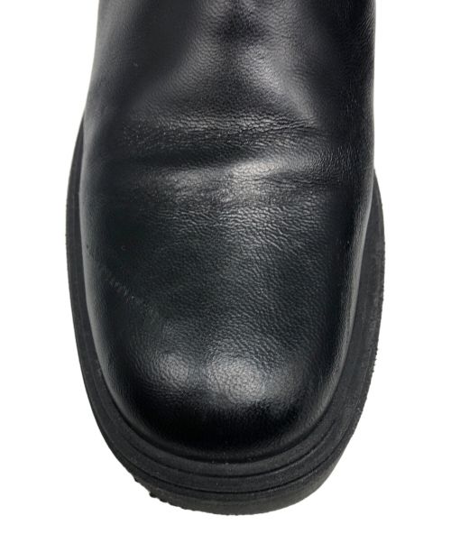 CORSO ROMA 9（コルソローマノーヴェ）CORSO ROMA 9 (コルソローマノーヴェ) サイドゴアブーツ ブラック サイズ:37の古着・服飾アイテム