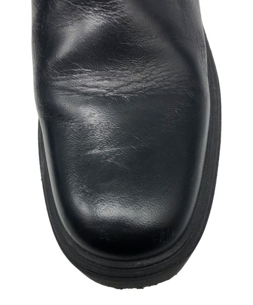 CORSO ROMA 9（コルソローマノーヴェ）CORSO ROMA 9 (コルソローマノーヴェ) サイドゴアブーツ ブラック サイズ:37の古着・服飾アイテム