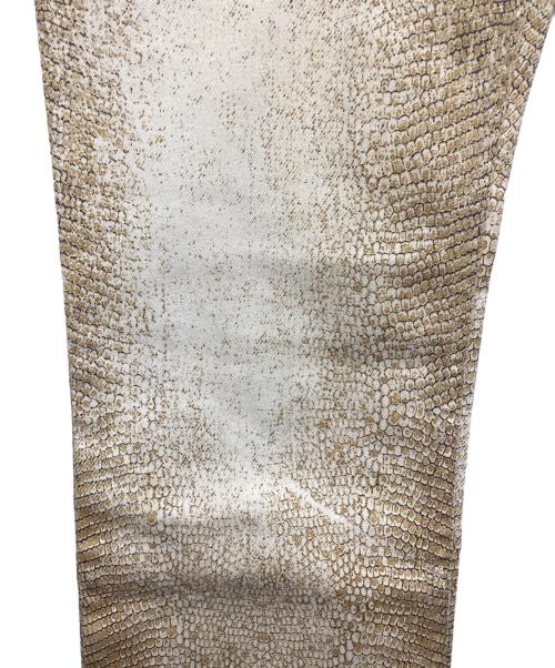 ROBERTO CAVALLI（ロベルトカヴァリ）ROBERTO CAVALLI (ロベルトカヴァリ) スネーク柄パンツ ベージュ サイズ:Sの古着・服飾アイテム