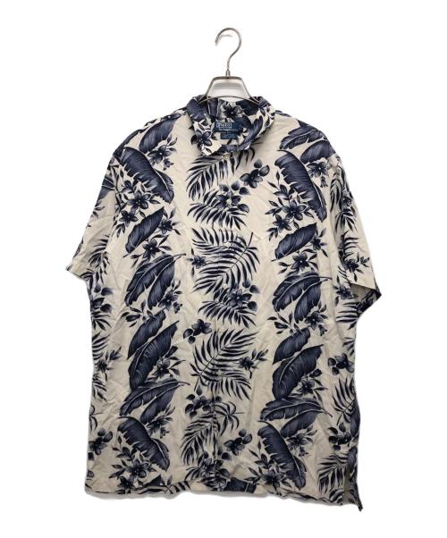 POLO RALPH LAUREN（ポロ・ラルフローレン）POLO RALPH LAUREN (ポロ・ラルフローレン) アロハシャツ ホワイト サイズ:Lの古着・服飾アイテム