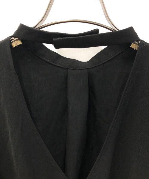 RIM.ARK（リムアーク）RIM.ARK (リムアーク) バックオープンブラウス ブラック サイズ:1の古着・服飾アイテム