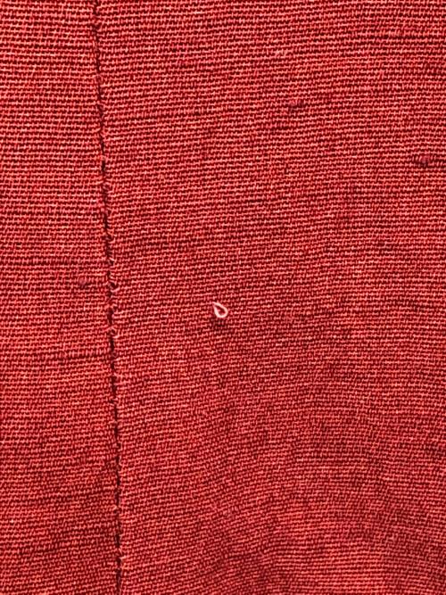 MaxMara（マックスマーラ）MaxMara (マックスマーラ) リネン昆ノースリーブワンピース レッド サイズ:40の古着・服飾アイテム